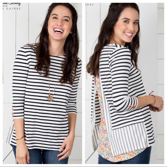 Matilda Jane Tops - Matilda Jane by Joanna Gains Shiplap Top SZ M⚓️